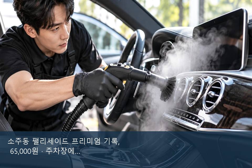 소주동 팰리세이드 프리미엄 기록, 65,000원 · 주차장에서 부른 날